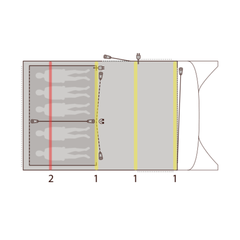 Outwell Avondale 5PA Tent-4